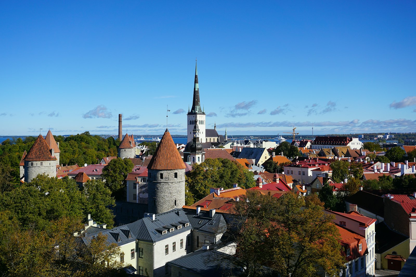 Vaade Tallinna vanalinnale